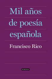 Imagen de cubierta: MIL AÑOS DE POESIA ESPAÑOLA