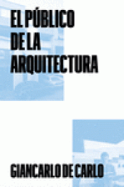 Cover Image: EL PÚBLICO DE LA ARQUITECTURA