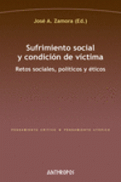 Imagen de cubierta: SUFRIMIENTO SOCIAL Y CONDICION DE VICTIMA