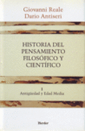 Imagen de cubierta: HISTORIA DEL PENSAMIENTO FILOSÓFICO Y CIENTÍFICO. TOMO I.