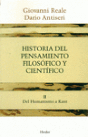 Imagen de cubierta: HISTORIA DEL PENSAMIENTO FILOSÓFICO Y CIENTÍFICO. TOMO II.