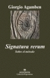 Imagen de cubierta: SIGNATURA RERUM