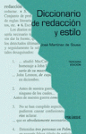 Imagen de cubierta: DICCIONARIO DE REDACCIÓN Y ESTILO