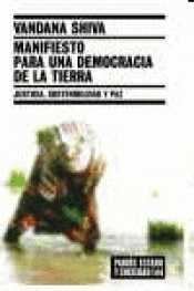 Imagen de cubierta: MANIFIESTO PARA UNA DEMOCRACIA DE LA TIERRA