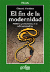 Imagen de cubierta: EL FIN DE LA MODERNIDAD