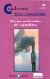 Imagen de cubierta: EFECTOS AMBIENTALES DEL CAPITALISMO