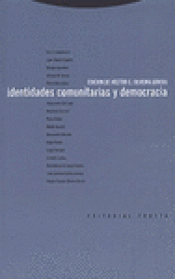 Imagen de cubierta: IDENTIDADES, COMUNITARIAS Y DEMOCRACIA