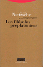 Imagen de cubierta: LOS FILÓSOFOS PREPLATÓNICOS
