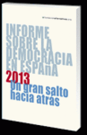 Imagen de cubierta: INFORME SOBRE LA DEMOCRACIA EN ESPAÑA 2013