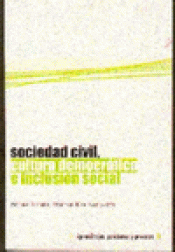 Imagen de cubierta: SOCIEDAD CIVIL, CULTURA DEMOCRÁTICA E INCLUSIÓN SOCIAL