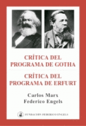 Imagen de cubierta: CRÍTICA DEL PROGRAMA DE GOTHA ; CRÍTICA DEL PROGRAMA DE ERFURT