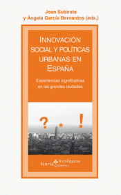 Imagen de cubierta: INNOVACIÓN SOCIAL Y POLÍTICAS URBANAS EN ESPAÑA