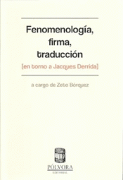 Cover Image: FENOMENOLOGIA FIRMA TRADUCCION