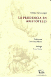 Imagen de cubierta: LA PRUDENCIA EN ARISTÓTELES