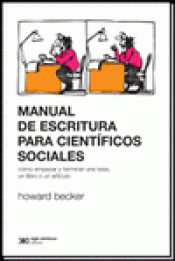 Imagen de cubierta: MANUAL ESCRITURA CIENTÍFICOS SOCIALES