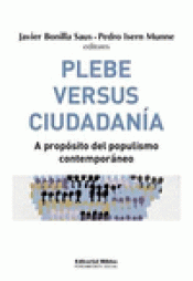 Imagen de cubierta: PLEBE VERSUS CIUDADANÍA