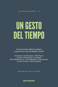 Cover Image: UN GESTO DEL TIEMPO