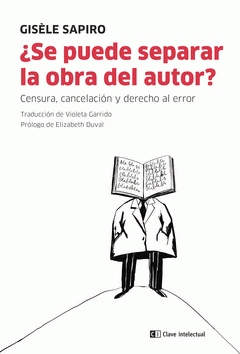 Cover Image: ¿SE PUEDE SEPARAR LA OBRA DEL AUTOR?