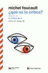 Cover Image: ¿QUÉ ES LA CRÍTICA? SEGUIDO DE LA CULTURA DE SÍ