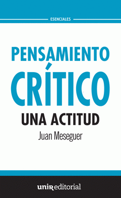 Imagen de cubierta: PENSAMIENTO CRÍTICO