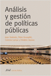 Imagen de cubierta: ANÁLISIS Y GESTIÓN DE POLÍTICAS PÚBLICAS