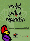 Imagen de cubierta: VERDAD, JUSTICIA Y REPARACIÓN