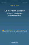 Imagen de cubierta: LA ESCRITURA INVISIBLE