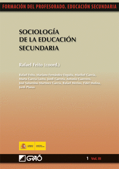 Imagen de cubierta: SOCIOLOGÍA DE LA EDUCACIÓN SECUNDARIA