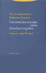 Imagen de cubierta: LOS DERECHOS SOCIALES COMO DERECHOS EXIGIBLES