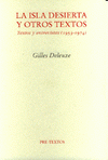 Imagen de cubierta: LA ISLA DESIERTA Y OTROS TEXTOS