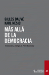 Imagen de cubierta: MÁS ALLÁ DE LA DEMOCRACIA