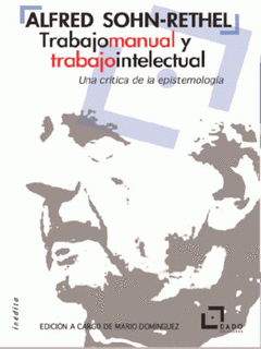 Imagen de cubierta: TRABAJO MANUAL Y TRABAJO INTELECTUAL