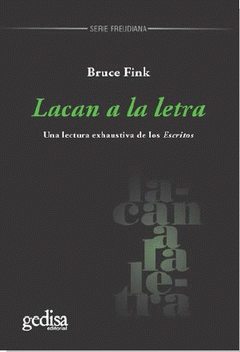 Imagen de cubierta: LACAN A LA LETRA