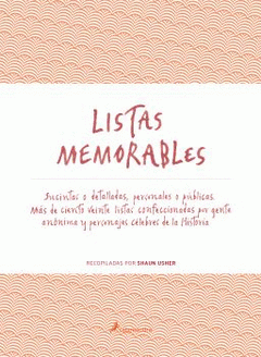 Imagen de cubierta: LISTAS MEMORABLES