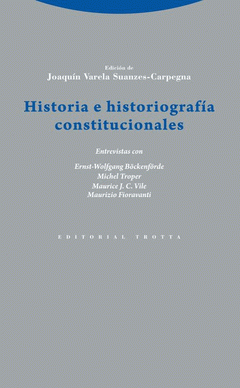 Imagen de cubierta: HISTORIA E HISTORIOGRAFÍA CONSTITUCIONALES
