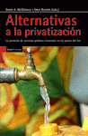 Imagen de cubierta: ALTERNATIVAS A LA PRIVATIZACIÓN