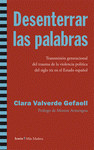 Imagen de cubierta: DESENTERRAR LAS PALABRAS