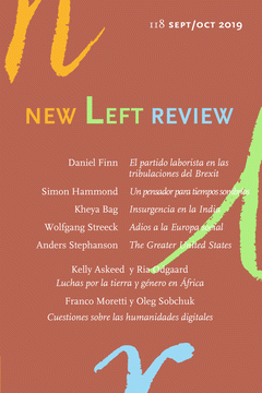 Imagen de cubierta: NEW LEFT REVIEW 118