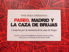 Cover Image: BONO PASEO + GUÍA MADRID Y LA CAZA DE BRUJAS