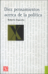 Imagen de cubierta: DIEZ PENSAMIENTOS ACERCA DE LA POLÍTICA